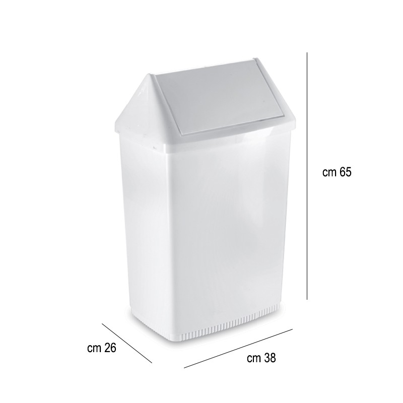 Portabiancheria con coperchio Giganplast  in Bidoni indifferenziata