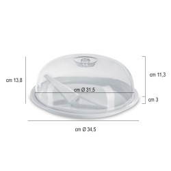 Tortiera con coperchio Giganplast  in Buffet