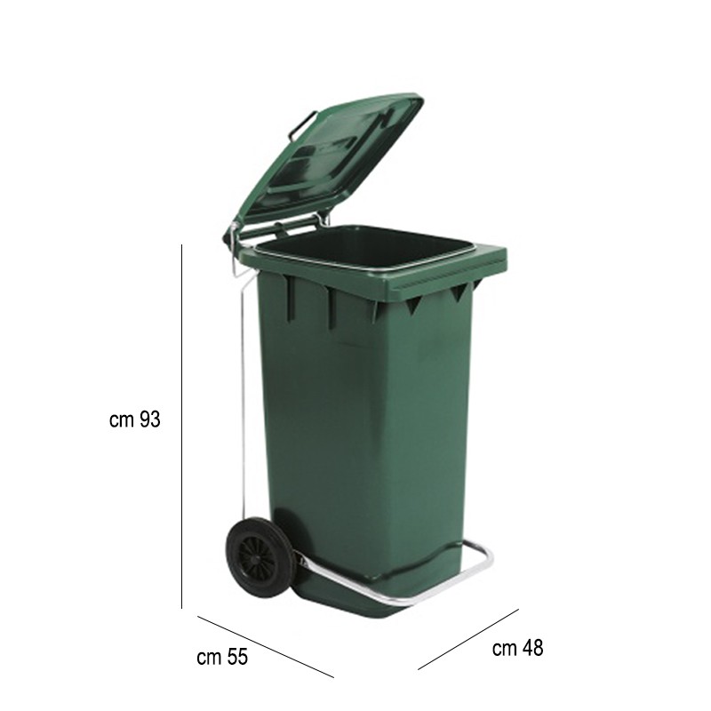 Bidone spazzatura 120 litri Giganplast  in Bidoni indifferenziata