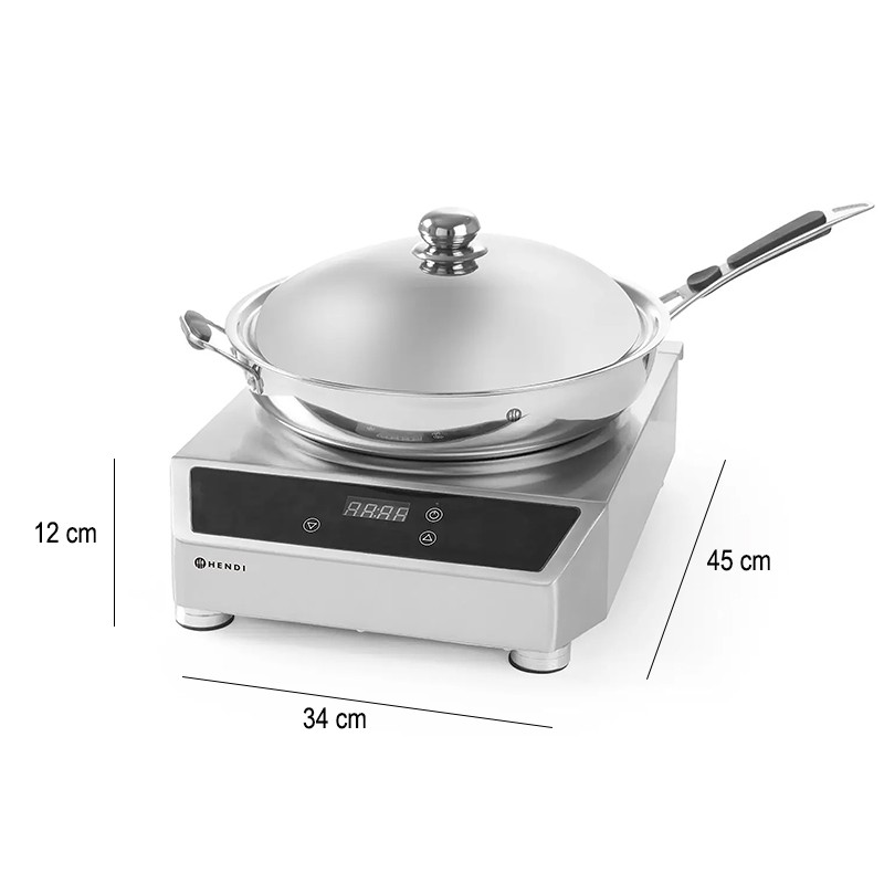 Piastra induzione per wok 3500 Watt Hendi  in Cucina