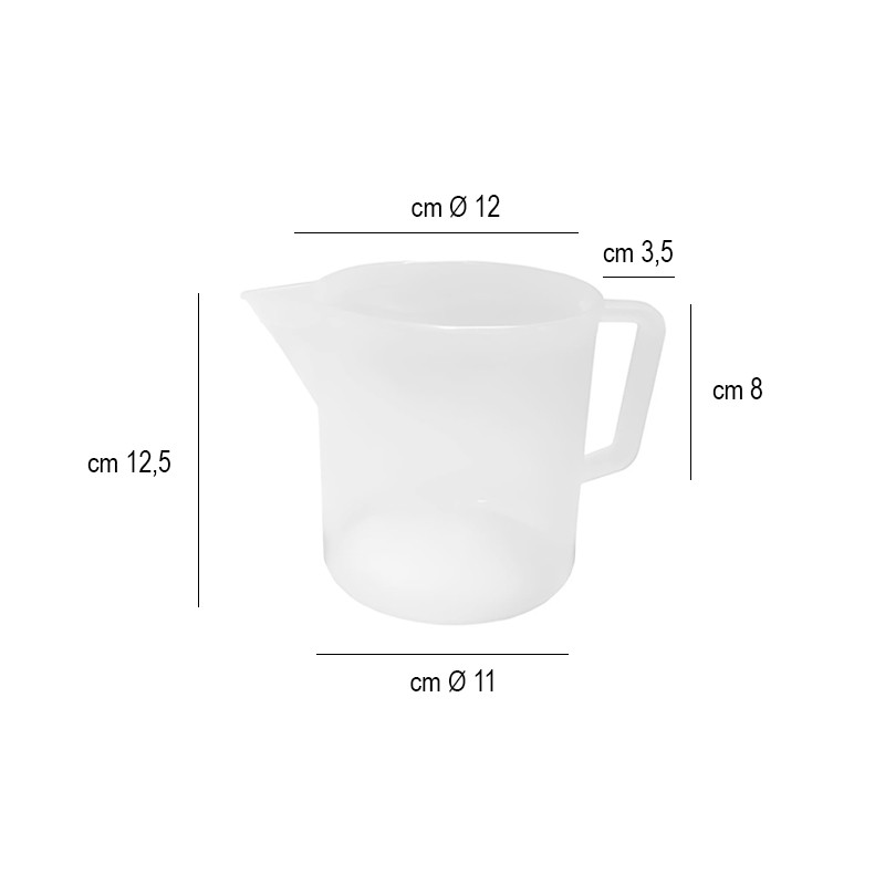 Caraffa graduata plastica   in Cucina