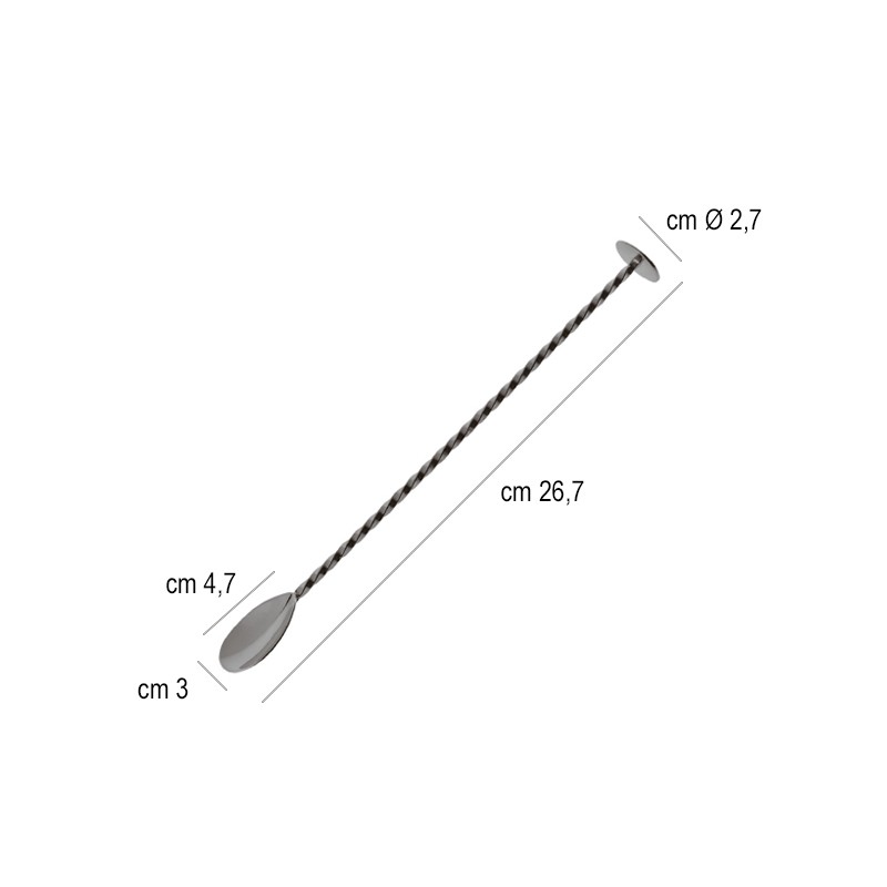 Bar Spoon per Cocktail Sambonet Paderno  in Bar spoon