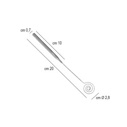 Forchetta per cioccolato a spirale Silikomart  in Cucina