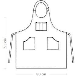Grembiule da sala ristorante jeans Giblors  in Grembiuli da sala