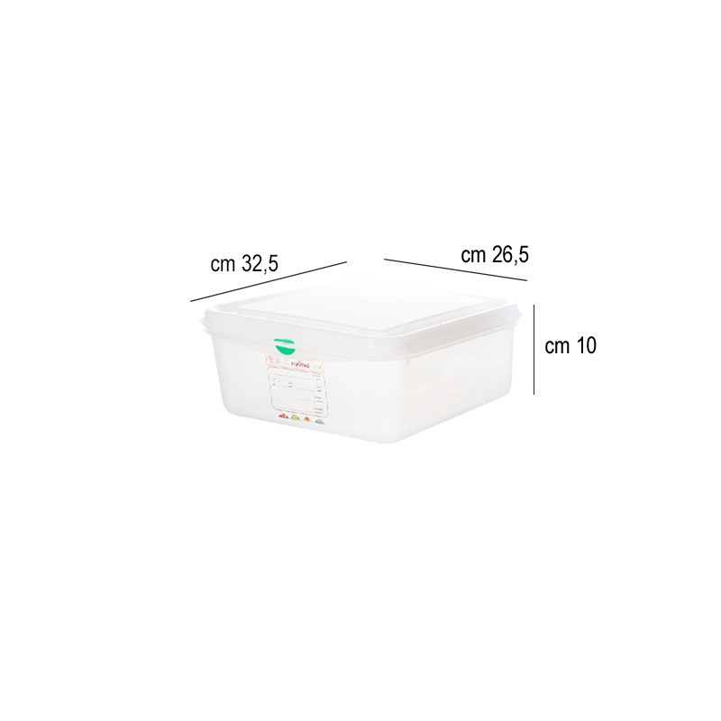 Contenitori gastronorm plastica 1/2   in Contenitori GN polipropilene