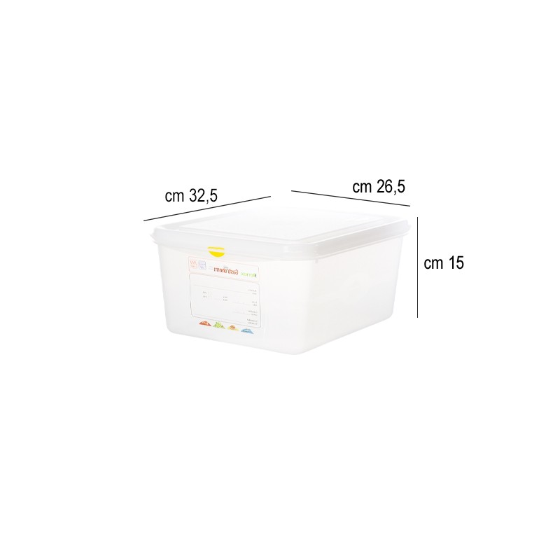 Contenitori gastronorm plastica 1/2   in Contenitori per alimenti