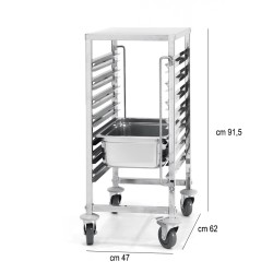 Carrello pasticceria Sirman  in Carrelli porta teglie