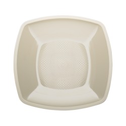 Piatti fondi in plastica square champagne | Rausa srl