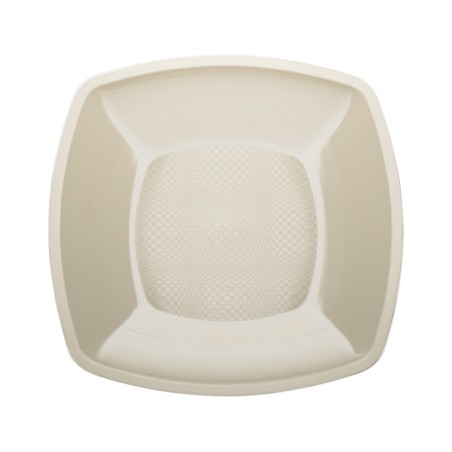 Piatti fondi in plastica square champagne | Rausa srl