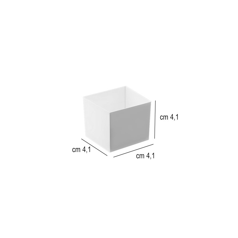Coppetta finger food cube bianca cc 60 Goldplast  in Contenitori finger food
