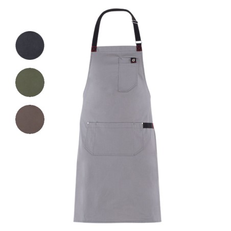 Grembiule con pettorina jersey grigio | Abbigliamento | Rausa srl