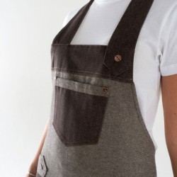 Grembiule donna in jeans Giblors  in Grembiuli da sala