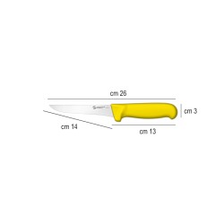 Coltello disosso sanelli manico giallo Ambrogio Sanelli  in Coltelli speciali