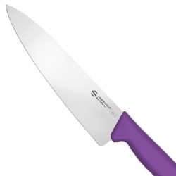 Coltello trinciante sanelli manico viola Ambrogio Sanelli coltelli  in Coltelli da cucina professionali