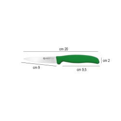 Spelucchino seghettato sanelli manico verde Ambrogio Sanelli  in Spelucchini