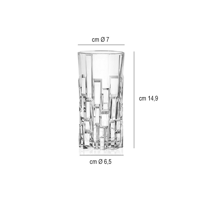 Bicchiere etna cl 34 Rcr bicchieri  in Linee