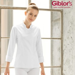 Giacca cuoco donna Celine bianca Giblors  in Giacca cuoco donna