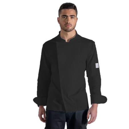 Giacca cuoco uomo augustin nera | Giacca cuoco | Rausa