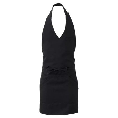 Grembiule con pettorina  Lipari nero | Abbigliamento | Rausa srl