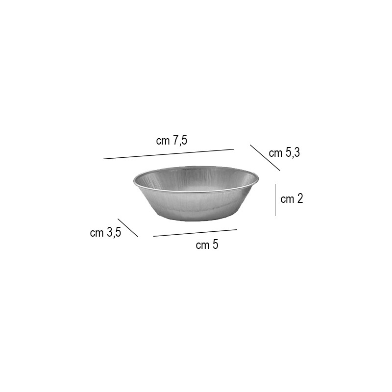 Formine pasticciotto piccolo   in Stampi per dolci