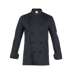 Giacca cuoco nera Adriano Giblors  in Giacca cuoco