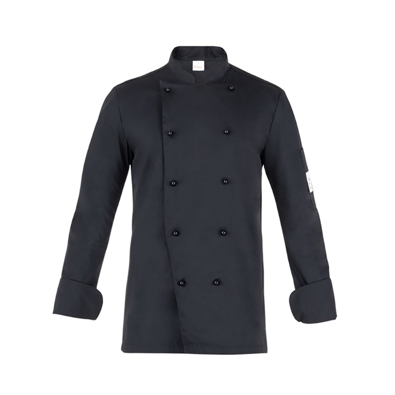 Giacca cuoco nera Adriano Giblors  in Giacca cuoco