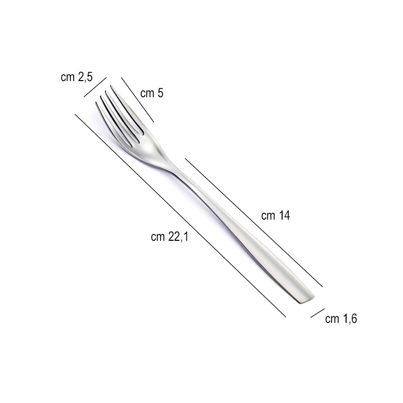 Forchetta tavola eleven Eme posate  in Linee