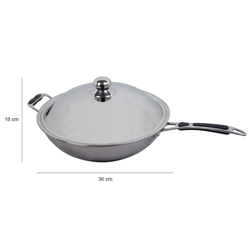 Padella Wok per induzione Hendi  in Cucina