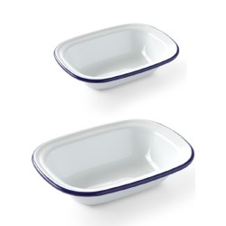 Vassoio vintage in ferro smaltato | Piatti da ristornate | Rausa srl