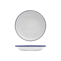 Piatto fondo vintage in ferro smaltato | Piatti da ristorante | Rausa