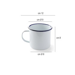 Tazza vintage in ferro smaltato   in Tazze da mug