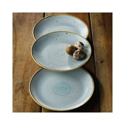 Churchill stonecast duck egg blue piatto fondo Churchill Porcellana  in Piatti colorati