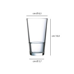 Bicchiere stack up arcoroc cl. 40 Arcoroc  in Tumbler alti