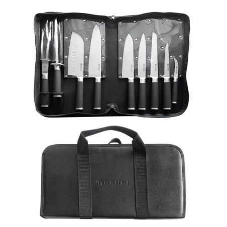 Valigetta Set 9 coltelli Hendi | Coltelli da cucina | Rausa srl