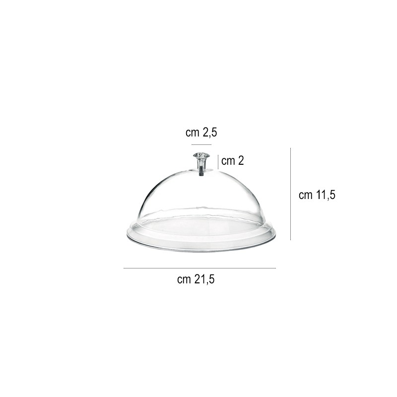 Cupola Trasparente policarbonato   in Buffet