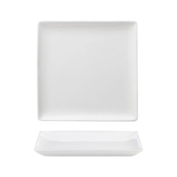 Vassoio quadrato bianco porcellana | Piatti da ristorante | Rausa srl