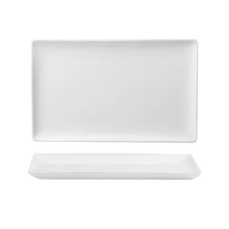 Vassoio rettangolare bianco | Piatti da ristorante | Rausa srl