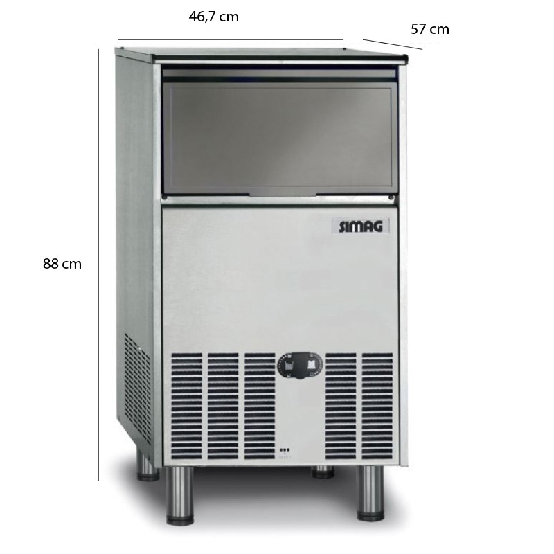 Fabbricatore di ghiaccio professionale 65 kg   in Cucina