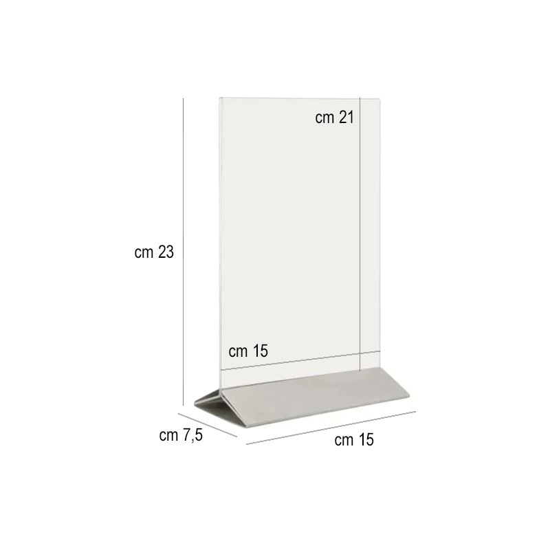 Portamenu da tavolo Securit Lavagne  in Buffet