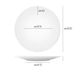 Piatto dessert utopia   in Linee