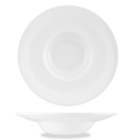 Piatto fondo utopia 27 cm in porcellana | Piatti da ristorante | Rausa