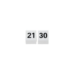 Numeri segna tavolo 21-30 | Menù e lavagne ristorante | Rausa srl