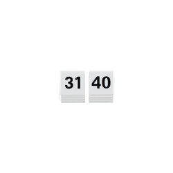 Numeri segna tavolo 31-40 | Menù e lavagne ristorante | Rausa srl
