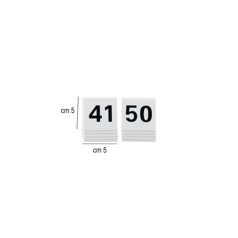 Numeri segna tavolo 41-50 Securit Lavagne  in Tavola