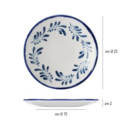 Piatto piano harvest mediterranean Dudson  in Linee