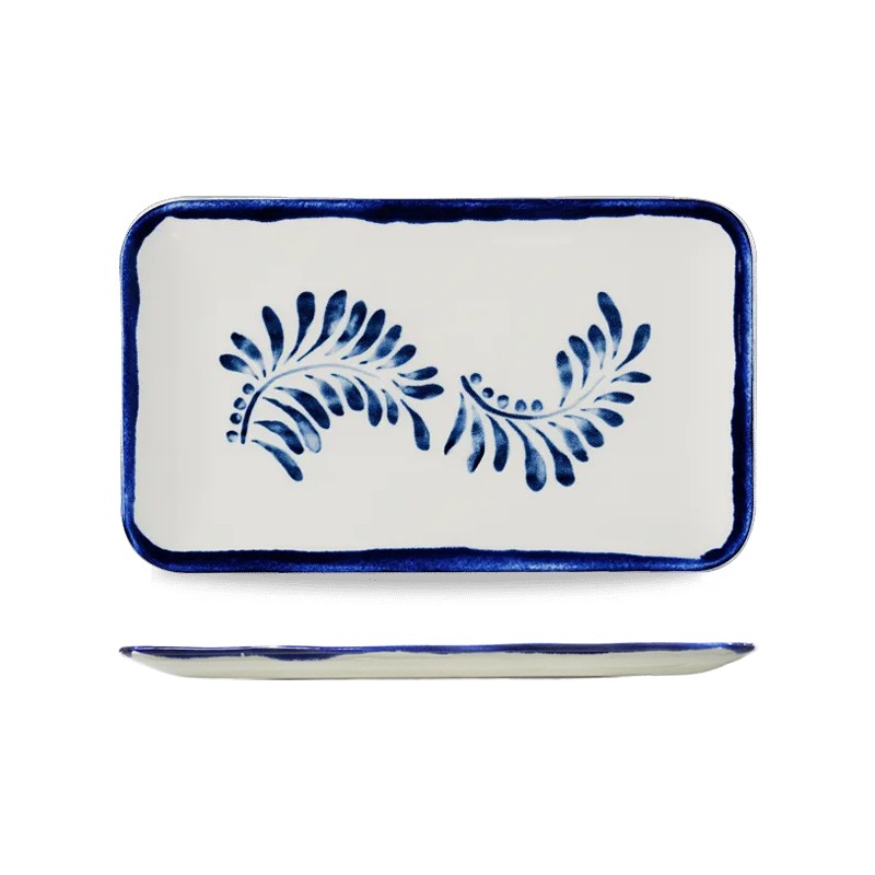 Vassoio rettangolare harvest mediterranean Dudson  in Porcellane