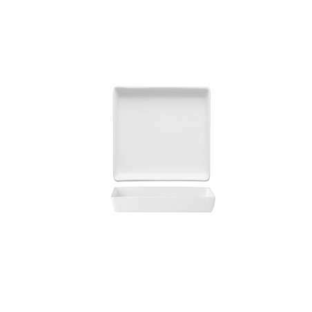Piattino quadrato bonna | Ciotole e ciotoline finger food | Rausa srl