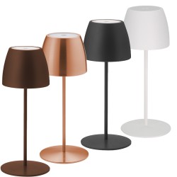 Lampada da tavolo Sally a led in alluminio verniciato | Rausa srl