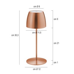 Lampada da tavolo Sally   in Tavola