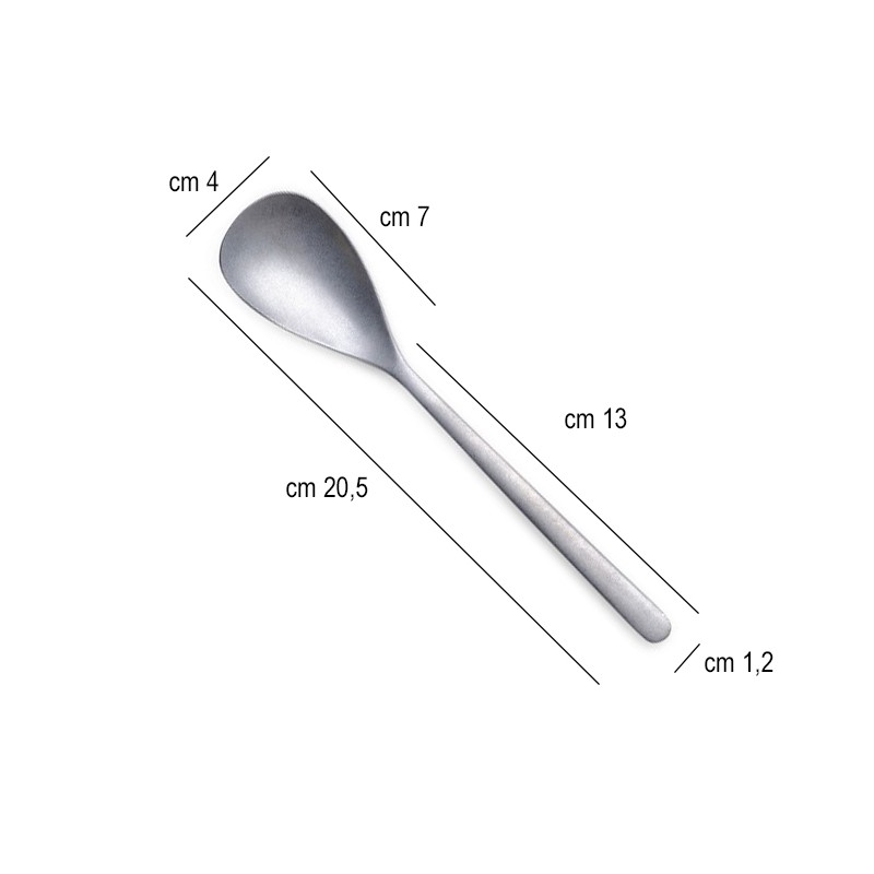 Cucchiaio tavola vintage acciaio inox Canada Comas  in Cucchiaio tavola